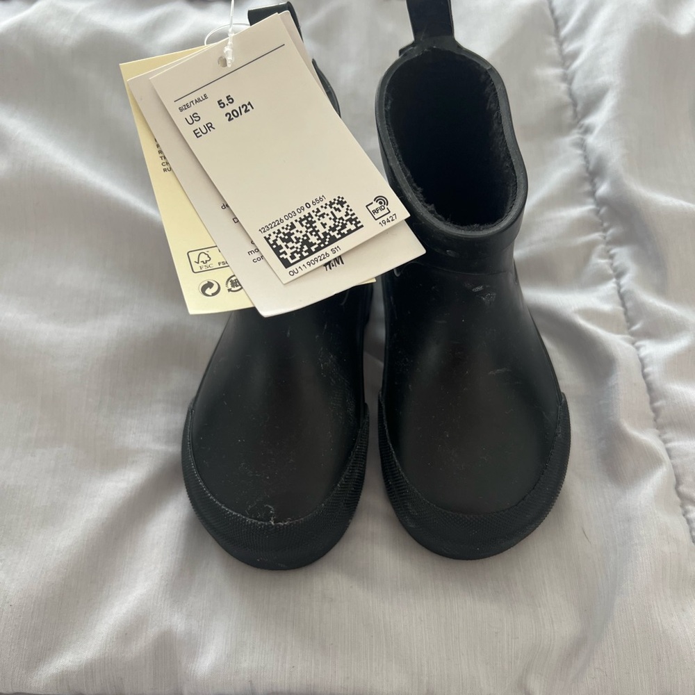 H&M Kids Black Rain Boots